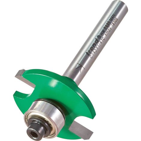 Trend CraftPro C143X1/4TC - Fresa per fresa per scanalature, gambo 1/4", profondità di taglio 3,2 mm, profondità scanalatura 9,5 mm, punta in carburo di tungsteno (1/2)