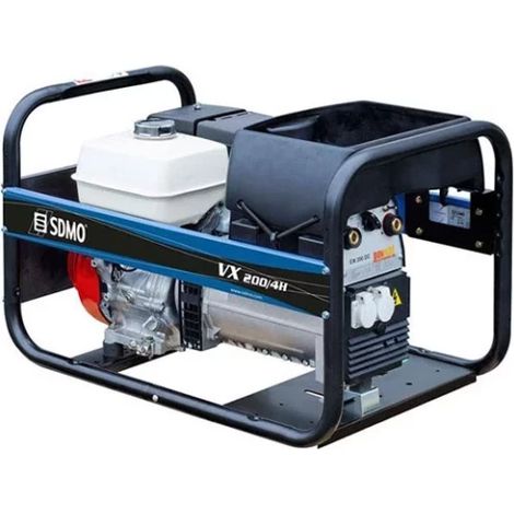 Sdmo – Groupe de soudage essence monophasé 4000 W – Moteur Honda GX390 – Régime soudage 200A – Autonomie 2,4h – Kit de soudage MIG MAG (1/3)