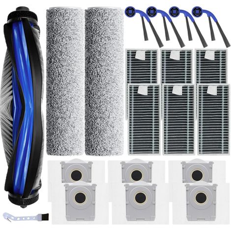 T80 Omni Accessories Spare parts for T80 Omni Accessories: 1 main brush, 2 brush rolls, 6 filters, 6 bags, 4 side brushes, 1 tool (1/5)
