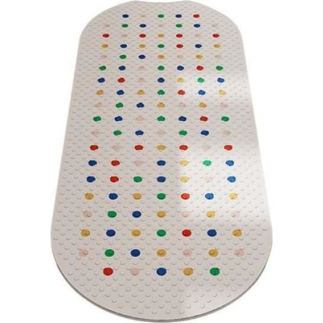 Tapis de salle de bain 40100 cm - tapis antidérapant pour baignoire - avec ventouses fortes au bas pour la stabilité - Colordot (1/4)