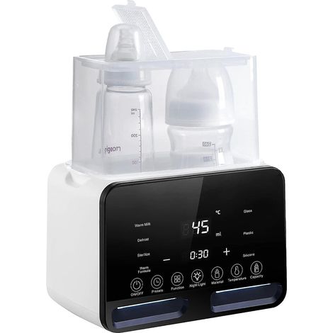 chauffe-biberon 7 En 1 (sans Biberon) Chauffe-lait Strilisateur Pour Bb, Chauffe-aliments Dconglation Rapide Avec Grande Veilleuse Lcd, Chauffe-b (1/5)