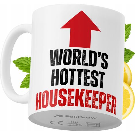 Lustige Kaffeetasse mit witzigem Textdesign – ideal für Haushälterinnen, Geburtstage, Namenstage und Feiertage. Hochwertige Tasse für besondere Anlässe, ob zu Hause, im Büro oder bei der Arbeit. Farbe