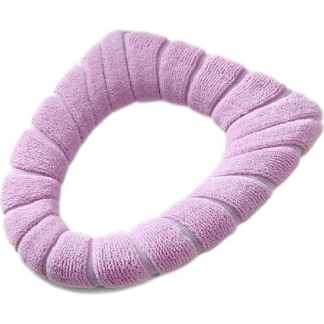 Washable Retractable Toilet Seat Cushion, Heated Toilet Seat Cover, Universal Toilet Seat Cover, Colorful Toilet Seat Cover (Pink) MUMU (1/4)