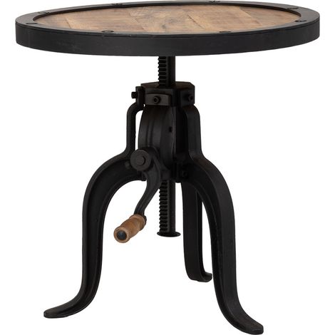 Mesa de altura regulable natural D51x48 (1/5)