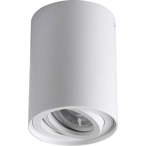 Spot tube BORD rond blanc GU10 Kanlux 10W réglable (1/3)