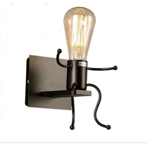 Une pièce sans source de lumière rétro industriel rétro métal personnalité escalier fer art machine méchant (1/3)