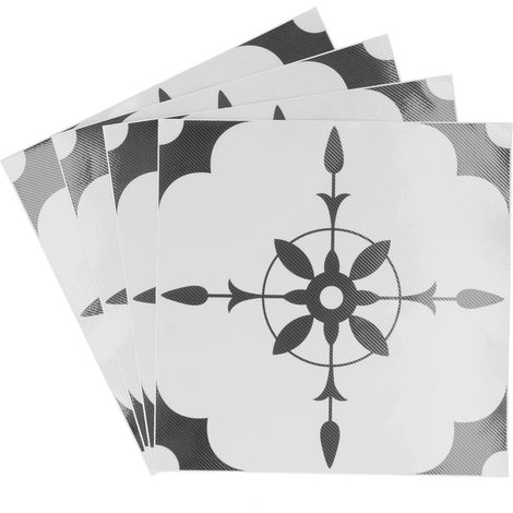 Lot de 4 autocollants muraux auto-adhésifs, papier peint et adhésifs antidérapants pour salle de bain et chambre à coucher. (1/5)