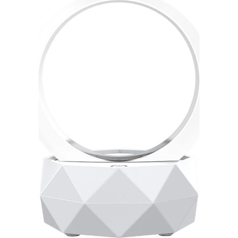 Enceinte Bluetooth avec veilleuse colorée, son surround de qualité, enceinte Bluetooth sans fil connectée pour la maison,blanc