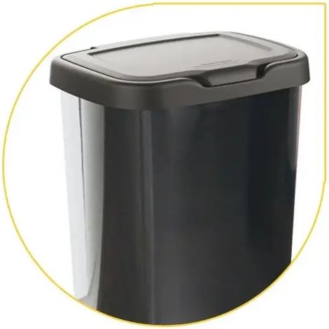 Pedalabfalleimer Jive schwarz 20 l (1/2)