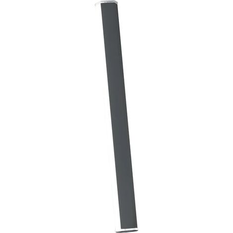 Pencil - Modulo luminoso a batteria Zafferano piccolo portatile e ricaricabile IP65 dimmer touch - Altezza 50cm Grigio Scuro (1/3)