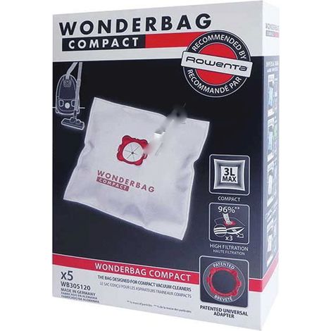 Ersatzteil - Wonderbag compact Beutel (x5) - - ROWENTA, MOULINEX, TEFAL