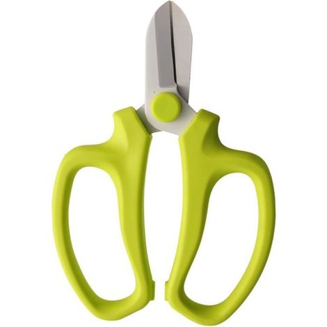 Cisailles Jardin Multifonctions 18 cm Lames Acier Inoxydable Poignée Antidérapante Jardinage Cuisine Taille Précise (1/5)
