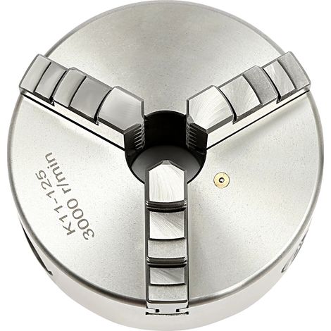 Mandrin de tour à 3 mors, conception auto-centrante, large compatibilité, Argent (1/2)