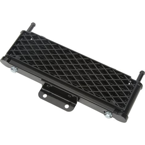 Refroidisseur d'huile moteur moto en aluminium à grille polygonale robuste compatible voiture, tout-terrain, ATV 50cc‑250cc (1/5)
