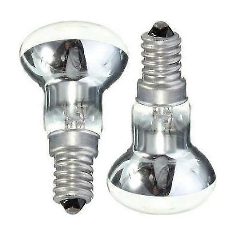 Lot de 10 ampoules de rechange E14 R39 30 W à visser pour lampe à lave, réflecteur transparent, spot lumineux, incandescente. (1/4)