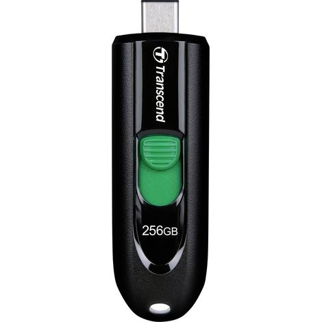 Transcend JetFlash 790C lecteur USB flash 256 Go USB Type-C 3.2 Gen 1 (3.1 Gen 1) Noir (1/4)