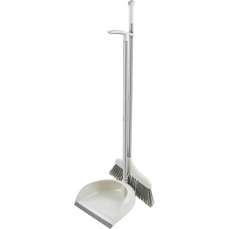 Home Cleaning and Sweeping Kit - Broom and Dustpan with Long Handle (1/5)