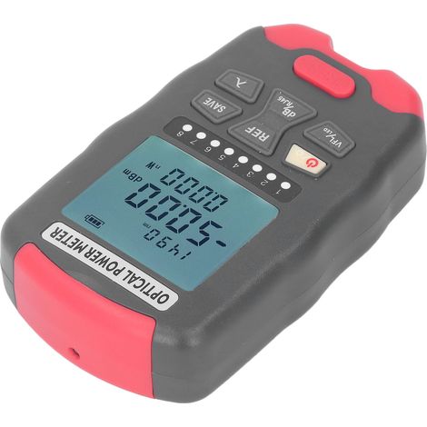 Testeur de fibre optique 30KM, mesureur de puissance optique -50 à +26dBm, VFL lumière rouge, détecteur de câble réseau LED, outil de test de liaison fibre. (1/5)