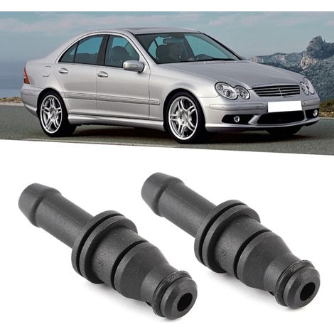 Due raccordi per tubo di raffreddamento per Mercedes-Benz W203 W164, ricambi in ABS blu.