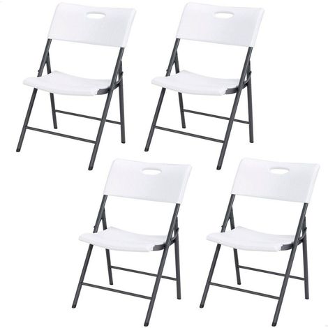 Lifetime Faltstuhl 4er-Pack Weiß