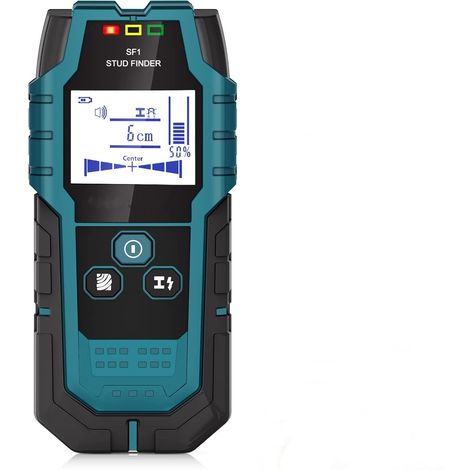 Detector de construcción digital SF1 4 en 1, escáner de pared, detector de metales para madera, metal y líneas eléctricas, detector de vigas, localizador, con pantalla LCD - RAPANDA