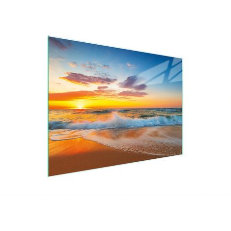 Glasschneidebrett 30x22 Meer (1/5)