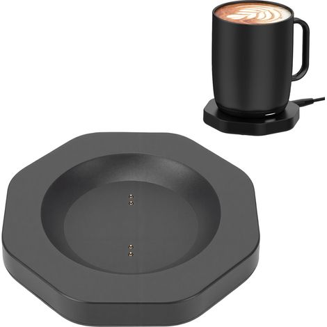Decdeal Dessous de verre de chargement adapté au contrôle de la température des braises, tasse intelligente 2 2 + 1, base noire (1/5)