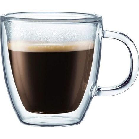 NetBoat Set de 2 Mugs en Verre Double Paroi avec Anse - 35 cl (1/3)