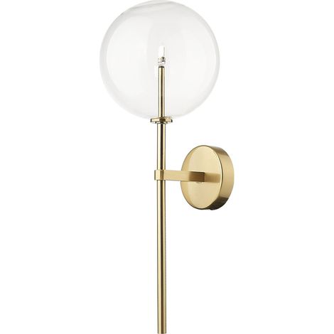 Applique parete oro stick sfera vetro G4 2W MILAN Zuma Line (1/2)