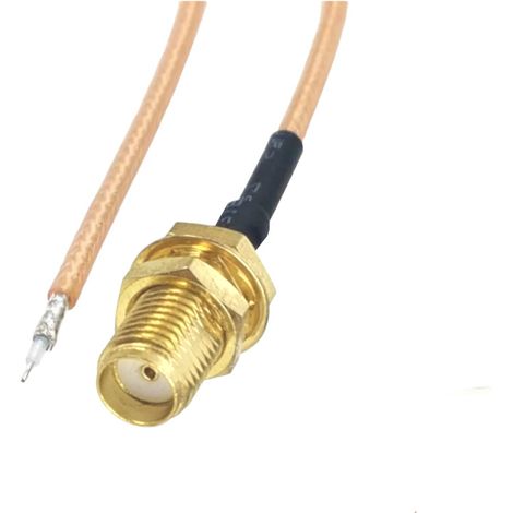 Conector SMA tipo pigtail de 15 cm para cable RG178
