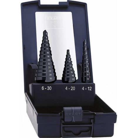 Exact 50071-2 Set di punte scalpellate Argento HSS TiAIN