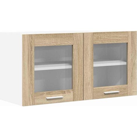 Mueble colgante Roble Sonoma y 80 x 31 x 40 cm vidaXL (1/5)