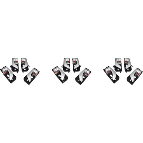 Juego de 6 manijas interiores de puerta delanteras y traseras izquierda y derecha para Hyundai Sonata 2005 2006 2007 2008 826103K020 826203K020 Estilo de automóvil (1/5)