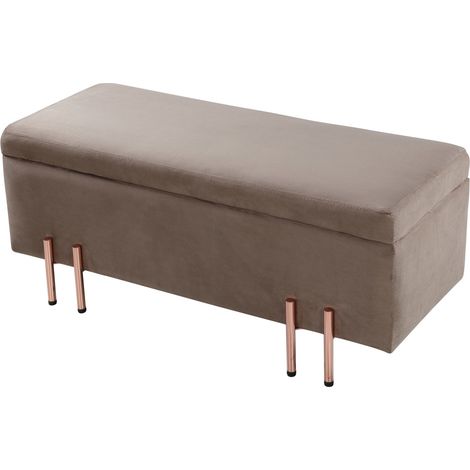 Panca contenitore 118 x 40 x 42 cm marrone 030008970