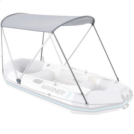 Intex 68600 Bootsverdeck Boots-Überdachung Sonnenschutz Regenschutz 160x142 cm