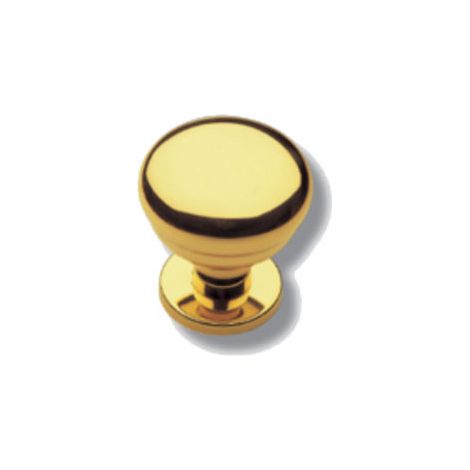 Ghidini 744771001 Pomolo Ottone Lucido Milena Q8x70