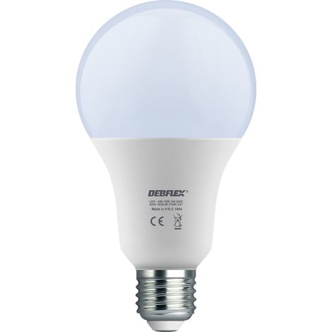DEBFLEX - AMPOULE A80 SMD VERRE BLANC E27 18W 2700K 1620LM - 600436