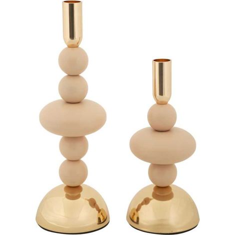 Bougeoir en métal Galaxy (Lot de 2)