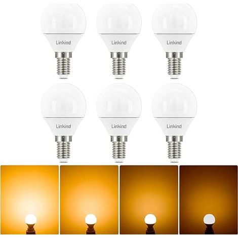 LED Ampoule Dimmable E14 5W 40W Blanc Chaud 2700K 470lm Ronde P45 Petit Culot à Vis (1/5)