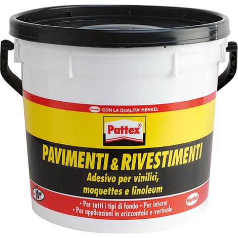 Adesivo per Pavimenti e Rivestimenti Pattex 2 Pezzi in PVC 5 kg