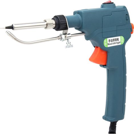 Fer à souder portatif à chauffage interne 80 W avec pistolet à étain automatique (prise UE 220 V) (1/5)