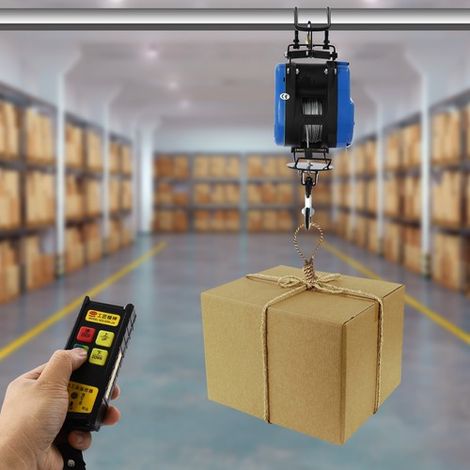 500kg Electric Hoist 30m Remote Control Winch 220V Lifting Crane UK (1/5)