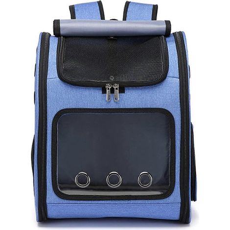 Hunde-Tragerucksack, faltbarer Haustierrucksack, verstellbarer Schultergurt, waschbare Wollmatte