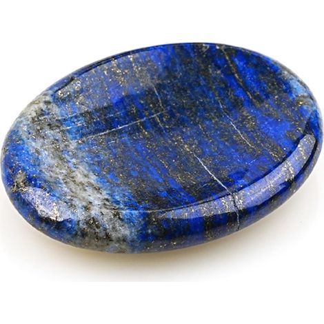 Lapislázuli, piedra en forma de lágrima, cristal terapéutico para litoterapia, labradorita, piedra natural para litoterapia, meditación, relajación y equilibrio, piedra de palma grande (1/5)