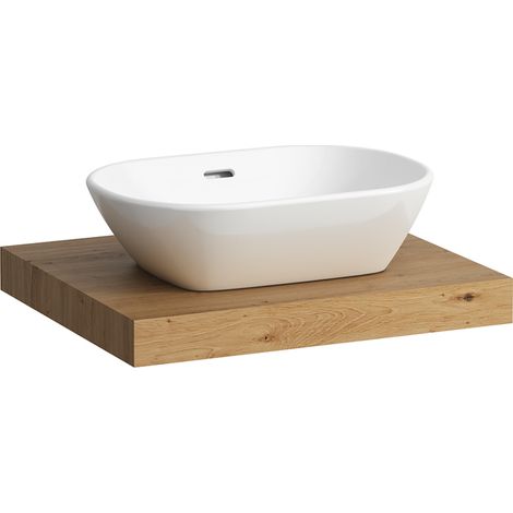 LAUFEN LANI Plan de toilette, une découpe au centre,