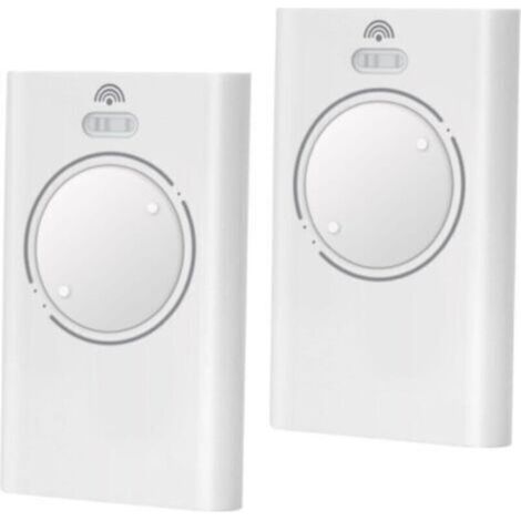 2 Pièces Telecommande Porte de Émetteur de Garage 868MHz,Telecommande Portail 2 Canaux Compatible avec XT2 868 SLH, XT 868 SLH(Blanc) (1/4)
