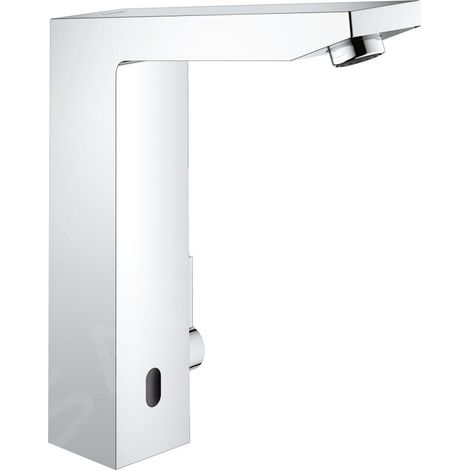Grohe Eurocube E Mitigeur lavabo infrarouge 1/2" avec limiteur de température ajustable L Chrome, 36440000 (1/3)