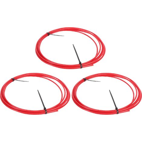 3 kits lames de cintrage pour tuyau cuivre 1/4 pouce, outil plastique PE pour plier tube climatisation, 4 mètres (1/5)