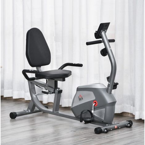 Bicicletta reclinata con LCD e 8 livelli di resistenza magnetica OKWISH (1/5)