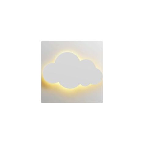 Applique murale créative en forme de nuage pour chambre d'enfant, protection des yeux simple et moderne, applique murale LED pour chambre à coucher, chevet, allée, escalier, applique murale encastrée (1/4)